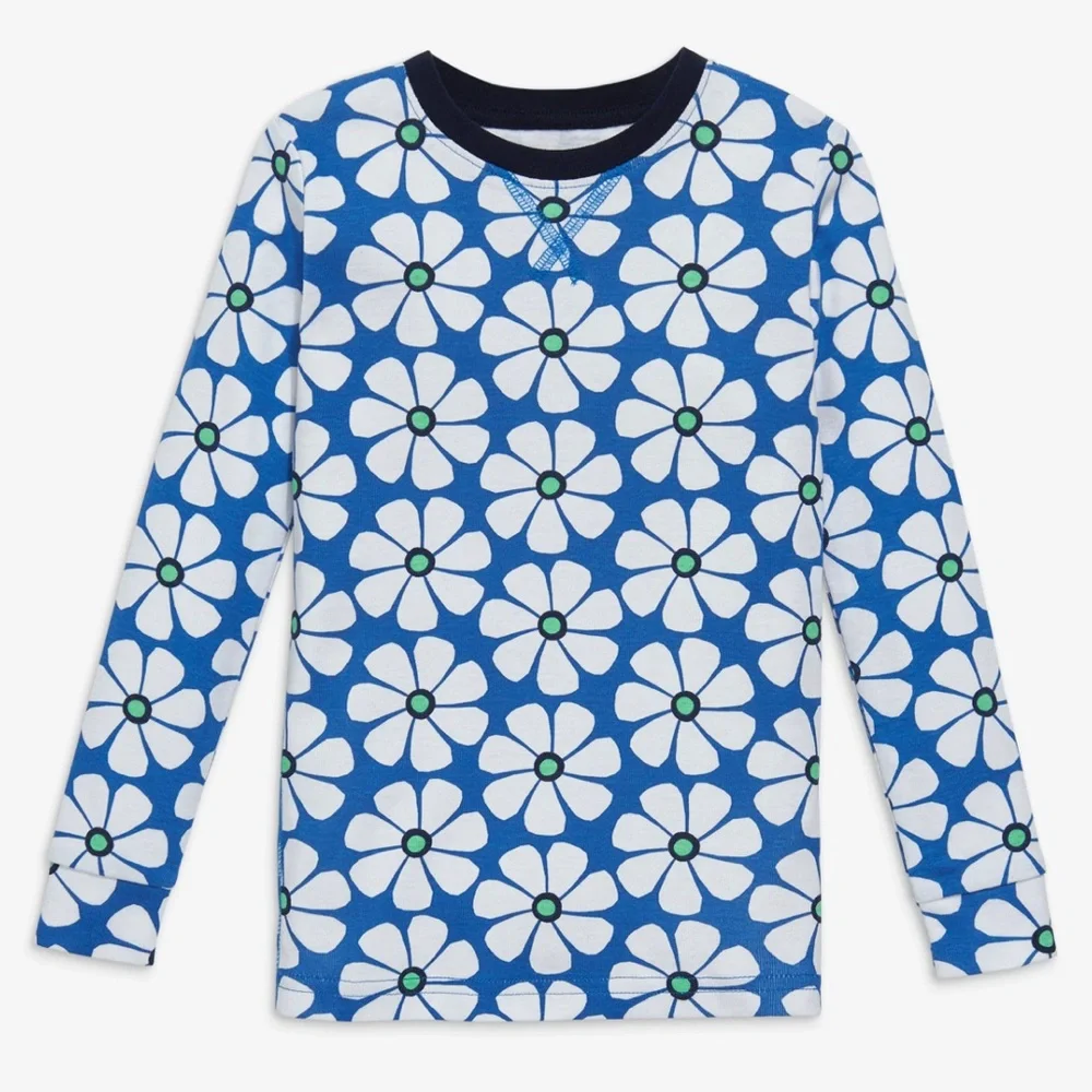Organic PJ Set cutout flowers - Picture 1 of 7